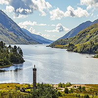 Buy canvas prints of Rugged highlands of Scotland Glenfinnan Monument by Sue Wood