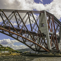 Buy canvas prints of Restoration of the Forth Rail Bridge by Sue Wood