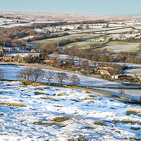 Buy canvas prints of Yorkshire in Winter.  by Ros Crosland