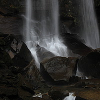 Buy canvas prints of The Waterfall by J Hartley