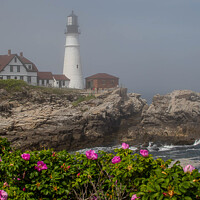 Buy canvas prints of Portland Head lighthouse Maine by Jo Anne Keasler
