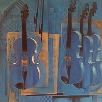 Buy canvas prints of Violins by Marianne Mhitaryan