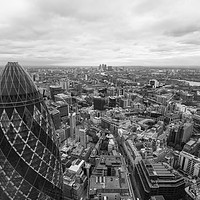 Buy canvas prints of London Skyline and Gherkin from Cheesegrater by Phil MacDonald