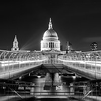Buy canvas prints of St Paul's Cathedral and City of London by Phil MacDonald