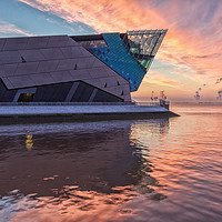 Buy canvas prints of The Deep in Hull, Winter Sunrise on the Humber by Phil MacDonald
