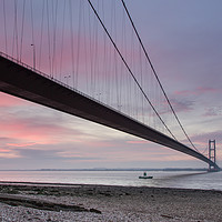 Buy canvas prints of Humber Bridge Dawn, Hull by Phil MacDonald