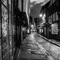 Buy canvas prints of The Shambles, York : 01 of 07 Images (B&W) by Phil MacDonald