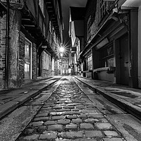 Buy canvas prints of The Shambles, York : 02 of 07 Images (B&W) by Phil MacDonald