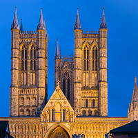 Buy canvas prints of Blue Hour, Lincoln Cathedral by Phil MacDonald