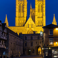 Buy canvas prints of Blue Hour, Lincoln Cathedral by Phil MacDonald