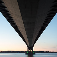 Buy canvas prints of Under the Humber Bridge, Hull by Phil MacDonald