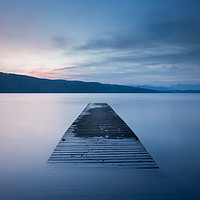 Buy canvas prints of Flooded sunset Jetty, Windermere by Phil MacDonald