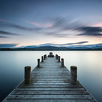 Buy canvas prints of Tranquility at Sunset, Windermere Jetty by Phil MacDonald