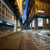 Buy canvas prints of Blue Hour at The Shambles, York by Phil MacDonald