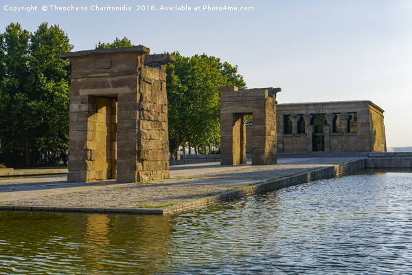 Madrid Spain Temple of Debod. Picture Board by Theocharis Charitonidis