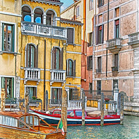 Buy canvas prints of Rio de la Fescada - Venice by Philip Openshaw