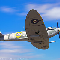 Buy canvas prints of Mark Vb spitfire in flight by Philip Openshaw