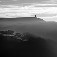 Buy canvas prints of Stoodley Pike Mist by Philip Openshaw