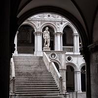 Buy canvas prints of The Giants Staircase - Venice by Philip Openshaw