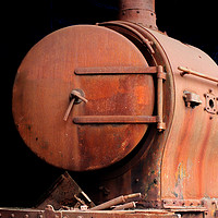 Buy canvas prints of old rusting locomotive  by Philip Openshaw