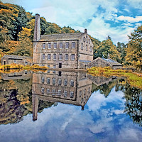 Buy canvas prints of gibson mill in hardcastle craggs west yorkshire by Philip Openshaw