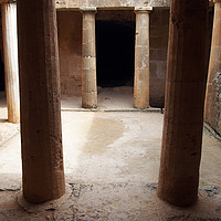 Buy canvas prints of Doorway - Tomb Of The Kings by Philip Openshaw