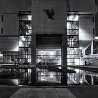 Buy canvas prints of Roger Stevens Building Illuminated by Philip Openshaw