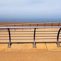 Buy canvas prints of seafront  railings by Philip Openshaw