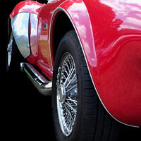 Buy canvas prints of Red Vintage AC Cobra Sports Car  by Philip Openshaw