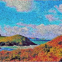 Buy canvas prints of impressions of port quin by Lee Inglis