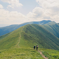 Buy canvas prints of The path on the mountain 2 by Anton Popov