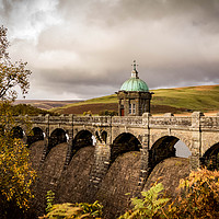 Buy canvas prints of Elan Valley dam by Sarah Fisher