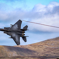 Buy canvas prints of F15 Eagle in the Mach loop by Sarah Fisher