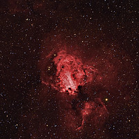 Buy canvas prints of Omega nebula in Sagittarius constellation by Paweł Radomski