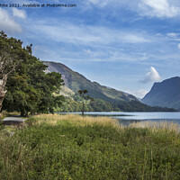 Buy canvas prints of Buttermere Lake District in Cumbria by Kevin White