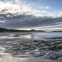 Buy canvas prints of Embleton beach dramatic coastline by Kevin White
