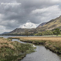 Buy canvas prints of Buttermere Panorama by Kevin White
