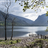 Buy canvas prints of Calm waters of Buttermere by Kevin White