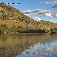 Buy canvas prints of Ullswater panoramic view by Kevin White