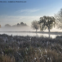 Buy canvas prints of frosty morning colours by Kevin White