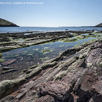 Buy canvas prints of Manorbier Beach Pembrokshire by Kevin White