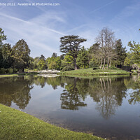 Buy canvas prints of Gardens in Cobham Surrey by Kevin White
