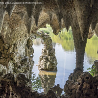 Buy canvas prints of The Grotto at Painshill by Kevin White