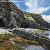 Buy canvas prints of Coombe Martin hidden gem by Kevin White