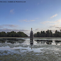Buy canvas prints of Algae in pond around Diana fountain by Kevin White