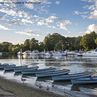 Buy canvas prints of Boats on the river by Kevin White