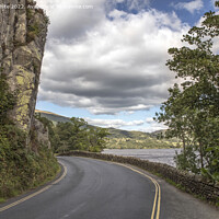 Buy canvas prints of Road beside Ullswater by Kevin White