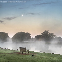 Buy canvas prints of Dawn over Bushy Park by Kevin White