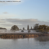 Buy canvas prints of Magical mist early mornings in Surrey by Kevin White