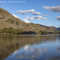 Buy canvas prints of Pleasant sunny evening at Ullswater by Kevin White
